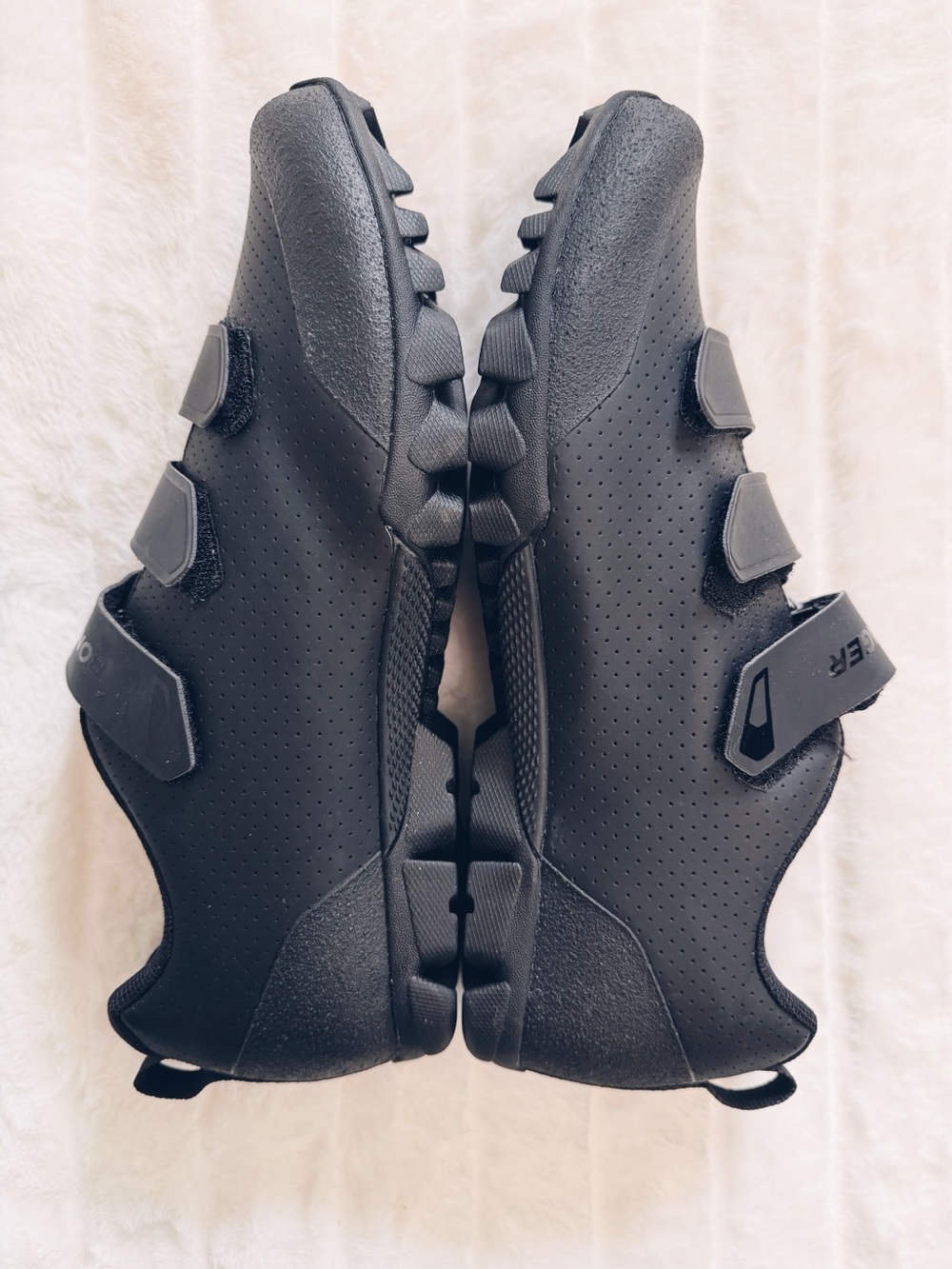 Bontrager Quantum Cycling Shoes Black 3-Strap MTB SPD Men’s US 14 EU 47